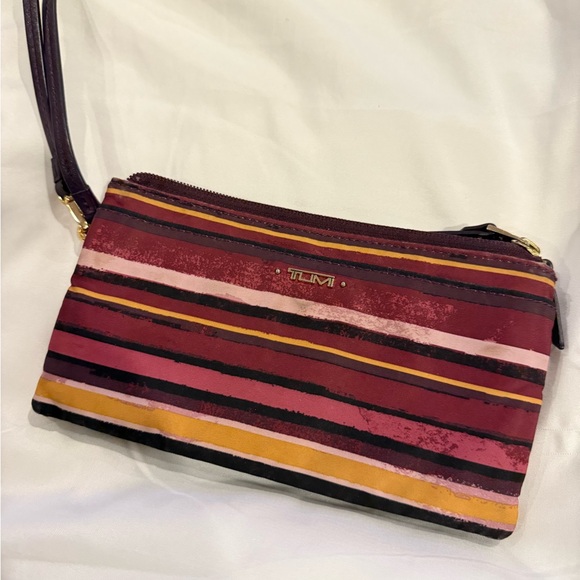 TUMI Women\'s Vibrant Striped Clutch